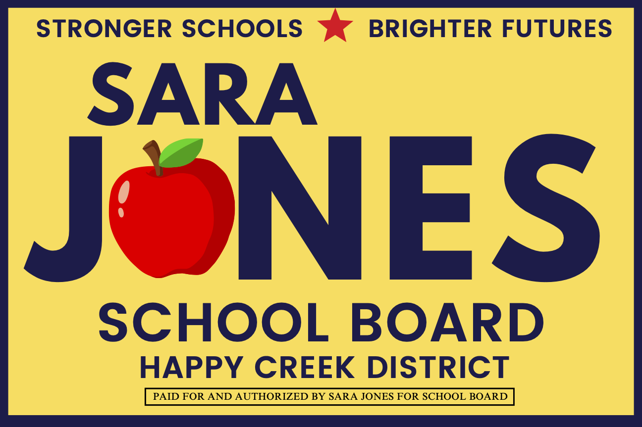 Sara Jones for Warren County VA School Board | Home